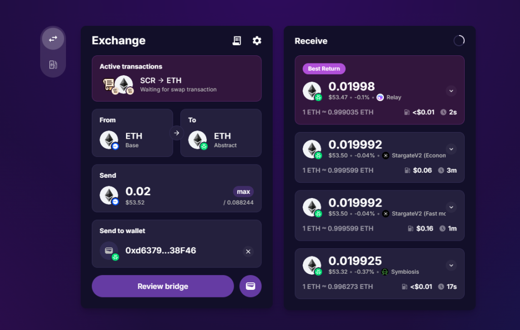 Bridge by Jumper for Network Abstract